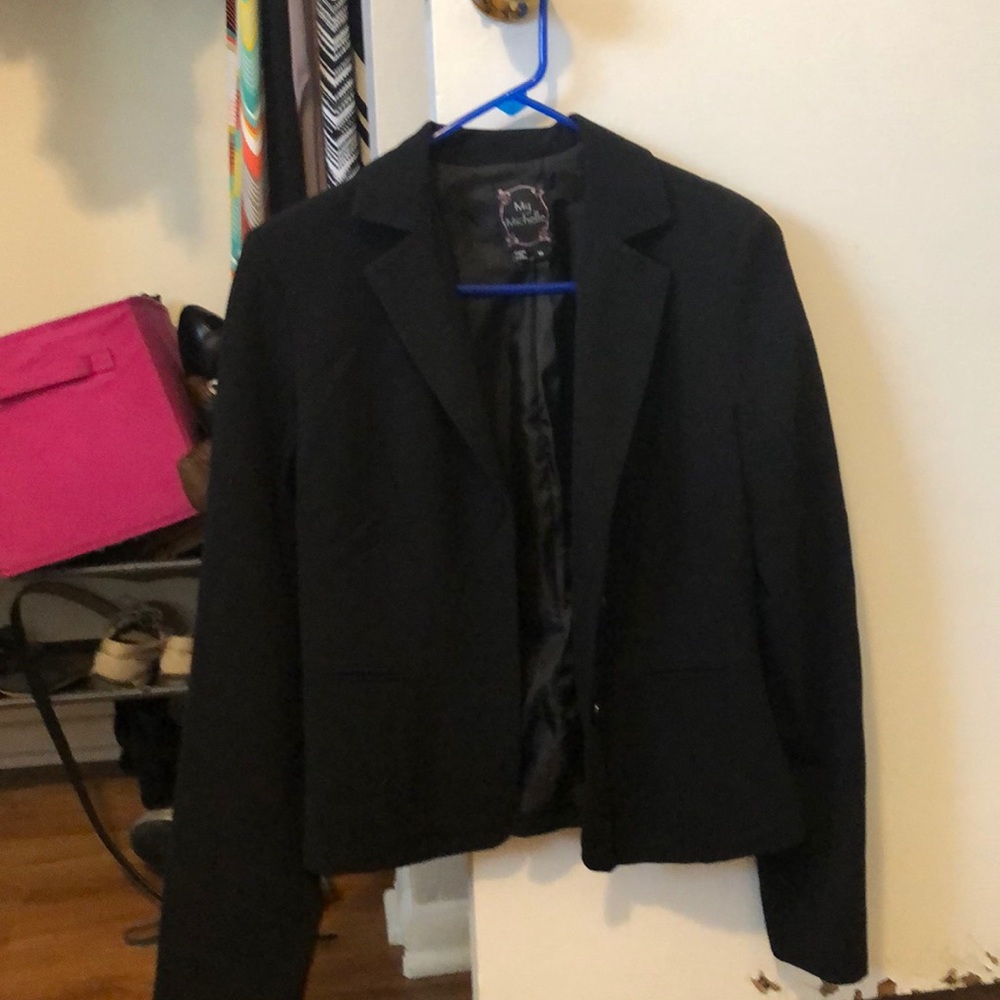 Soft black blazer